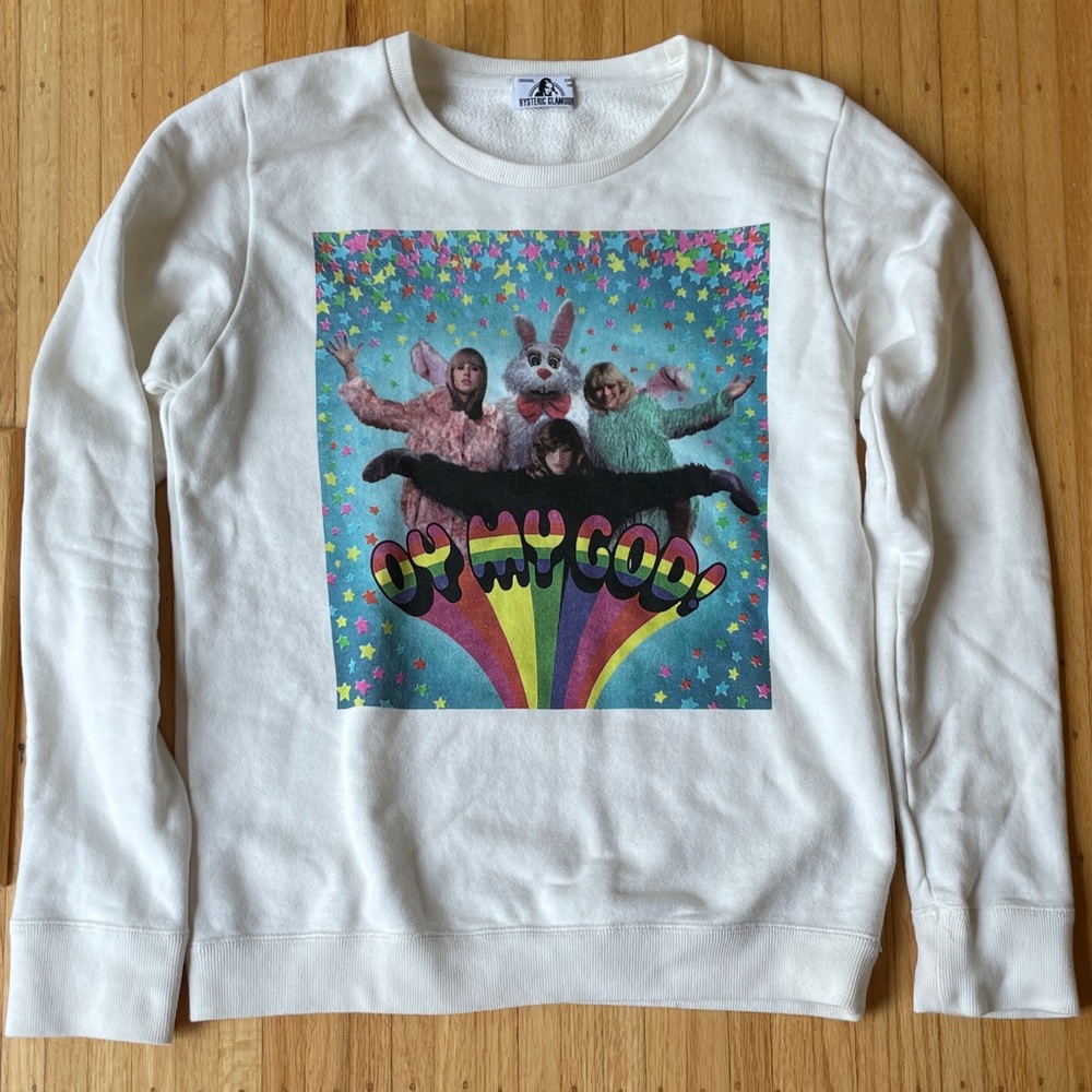 Hysteric Glamour OH MY GOD!
White sweatshirt